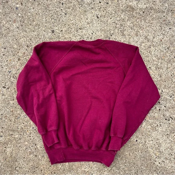 Women’s Burgundy Cambridge University Crewneck Sweatshirt Size Small Like New - Picture 4 of 4
